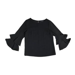 J Crew Double Tiered 3/4 Sleeve Blouse